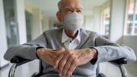 Male patient sitting down